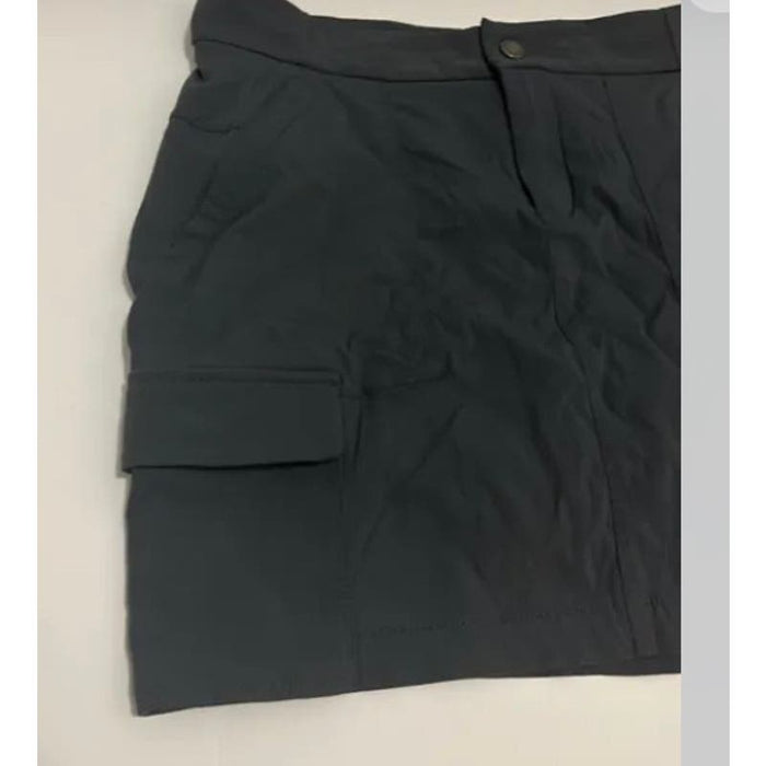 Athleta 10 / Black Athleta Charcoal Trekkie Skort, Size 10: Tennis Performance Essential * wom269