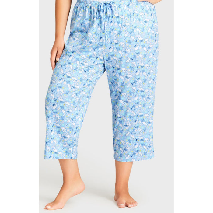 Avenue 14/16 / Blue Avenue Bunny Sleep Set - Blue Pajamas, Size 14/16 Plus * Wom1106