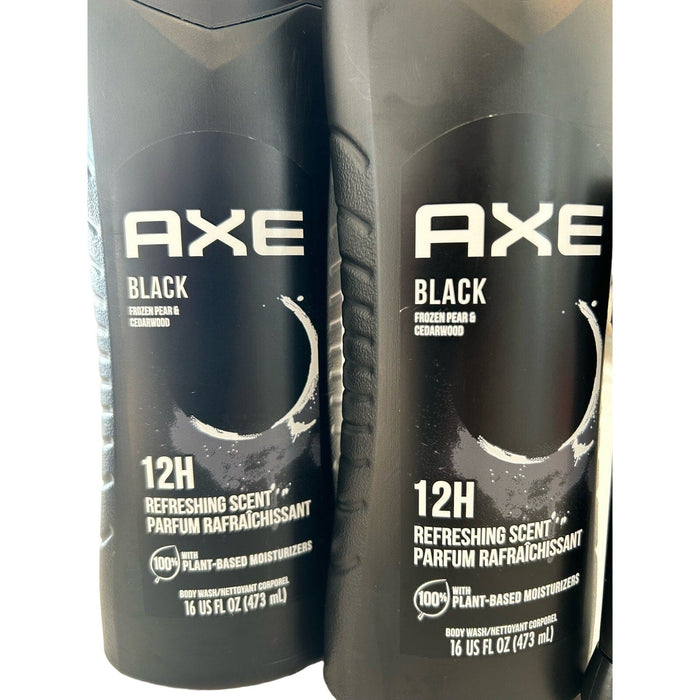 Axe Lot of 4 Axe Body Wash & Antiperspirant - Essence & Black - New