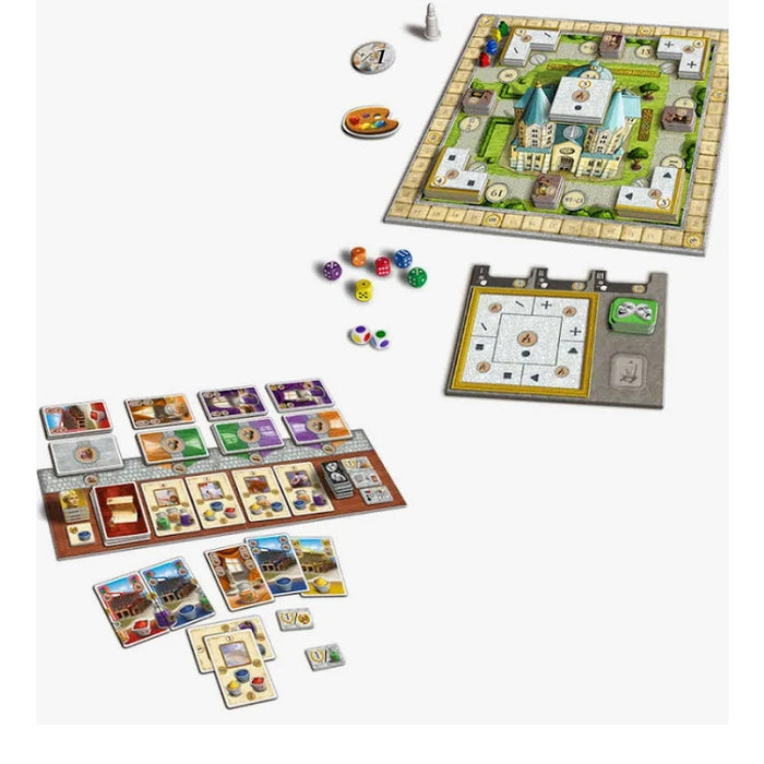 Queen Games QNG10563 Fresco Card & Dice Game - $49.99 MSRP