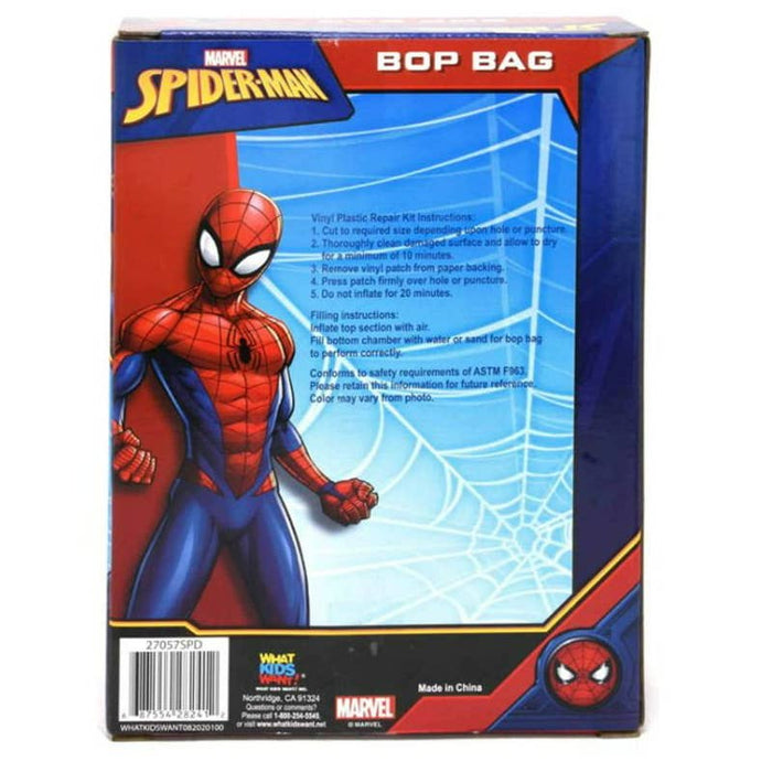 Marvel Spiderman 34.5" Bop Bag Kids Inflatable Punching Bop Bag