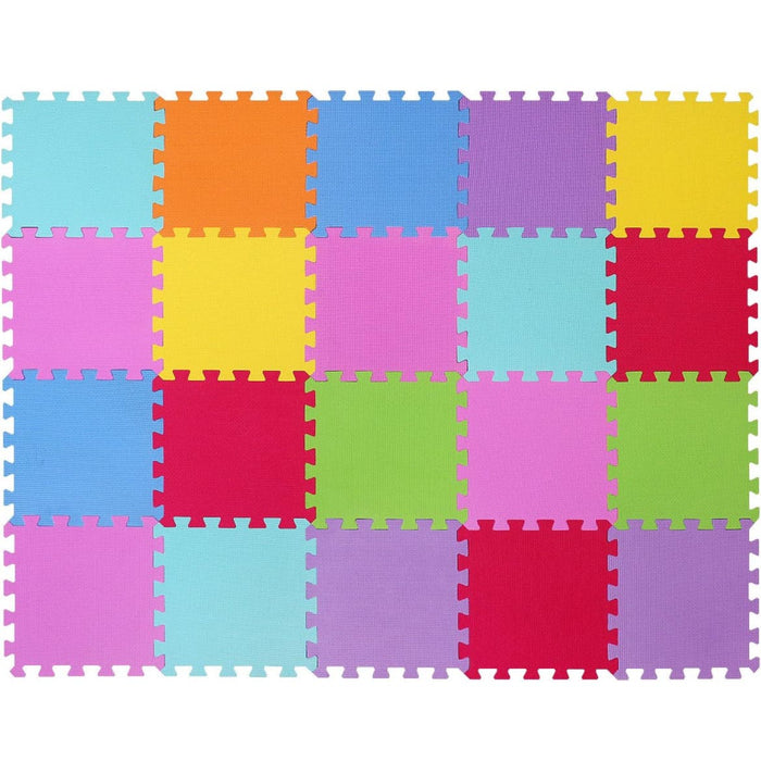 Meiqicool EVA Foam Puzzle Play Mat Baby Non Toxic Interlocking Soft Floor Tiles