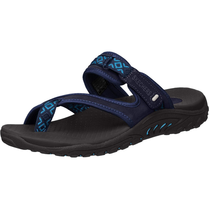 Skechers Women's Reggae Trailway Flip-Flop Sandals: Comfort & Style, SZ 8.5