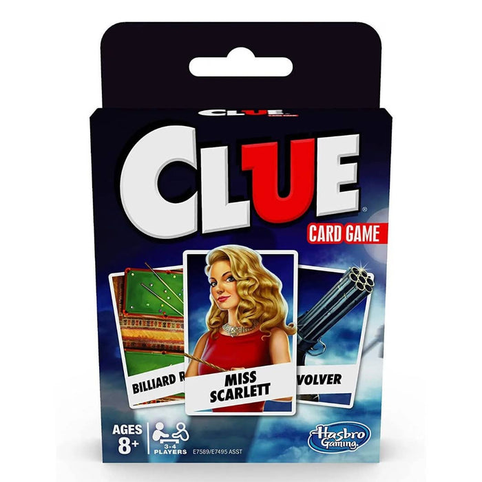 Hasbro Gaming CLUE Card Game for Kids Ages 8 & Up new in box