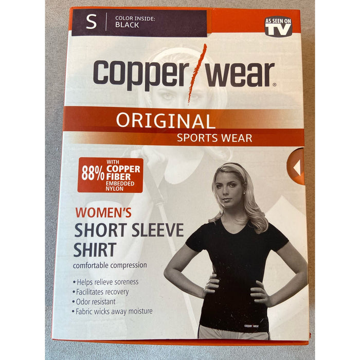 Copper Wear Original Women's Short Sleeve Shirt - As Seen on TV Sportswear WTS01