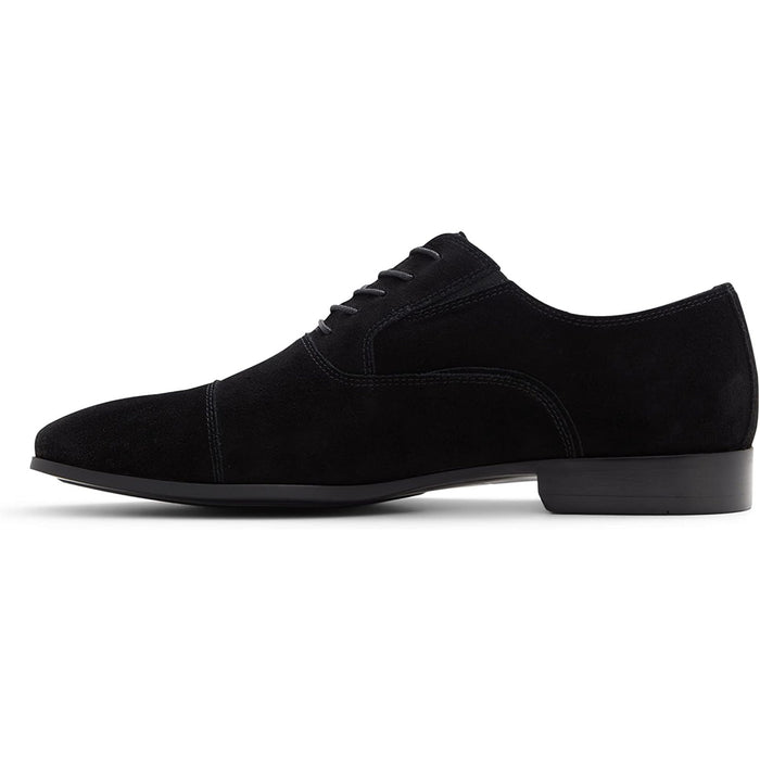 ALDO Men's Albeck Leather Oxford Shoes - Classic Lace-Up, Size 7, Black