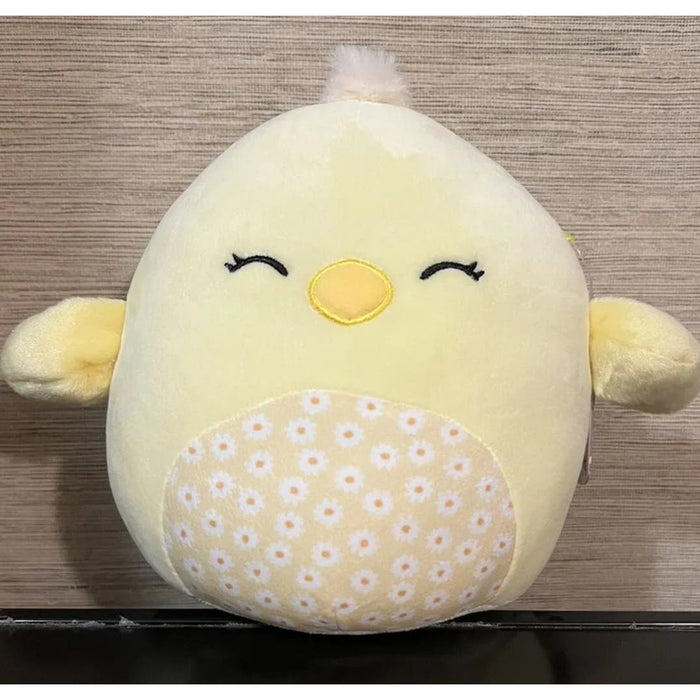 Squishmallow 8" Aimee The Yellow Chick Floral Belly Easter Plush Stuffed Animal