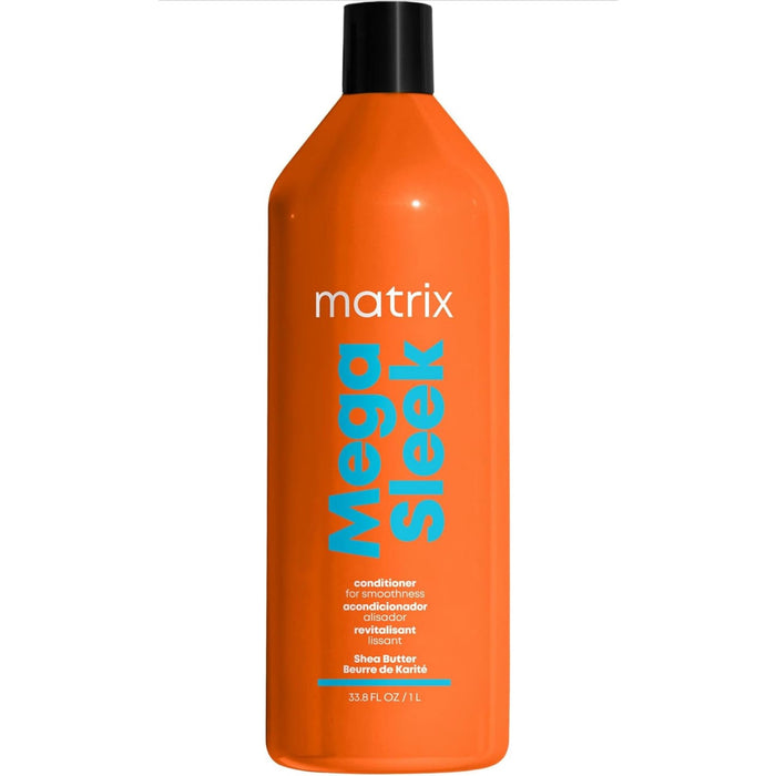 Matrix Mega Sleek Conditioner, Anti-Frizz & Smoothing with Shea Butter, 10.1 oz