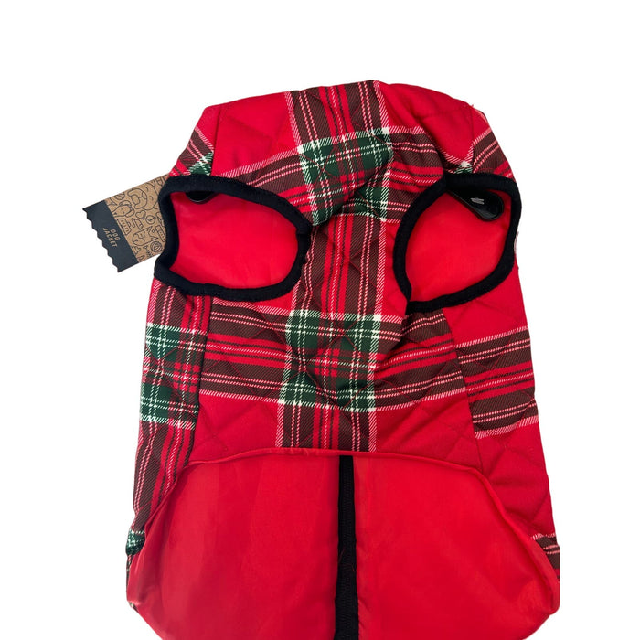 Paw & Tail Red Plaid Dog Vest - Size S Pet Apparel Adorable Warm and Cozy