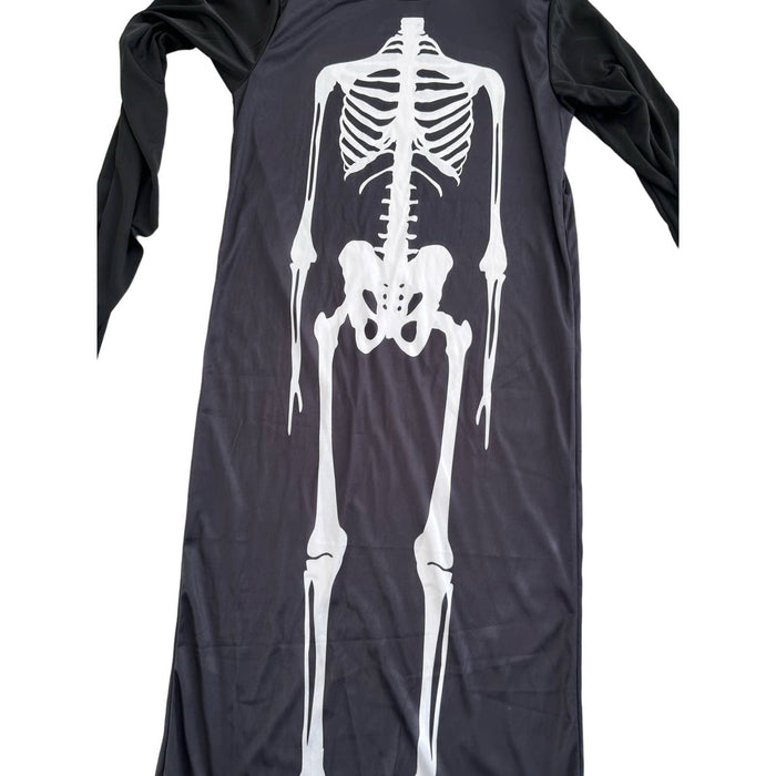 Casual Mini Gothic Dress With Skull Print Detail Sz M