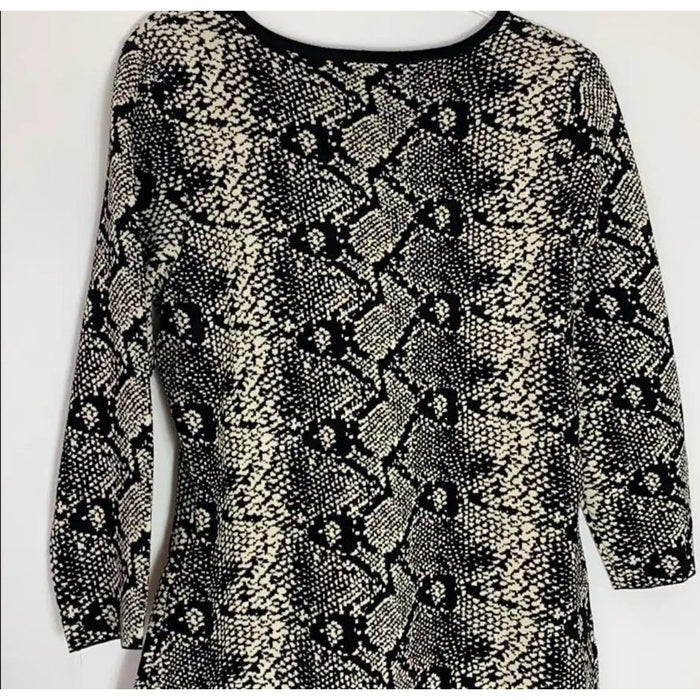 Nanette By Nanette Lepore Women's Snake Print Sweater Dress, Size XL * ND11