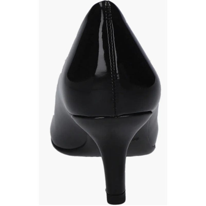 Easy Street Women's Passion Dress Pump, Black Patent, 7 M US