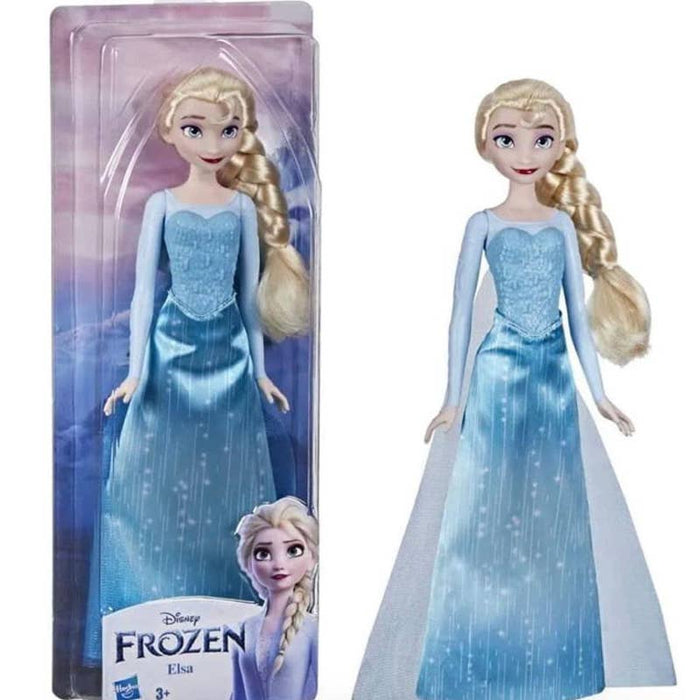 Disney Frozen Elsa Shimmer Blonde Braid Hair Queen Doll Hasbro