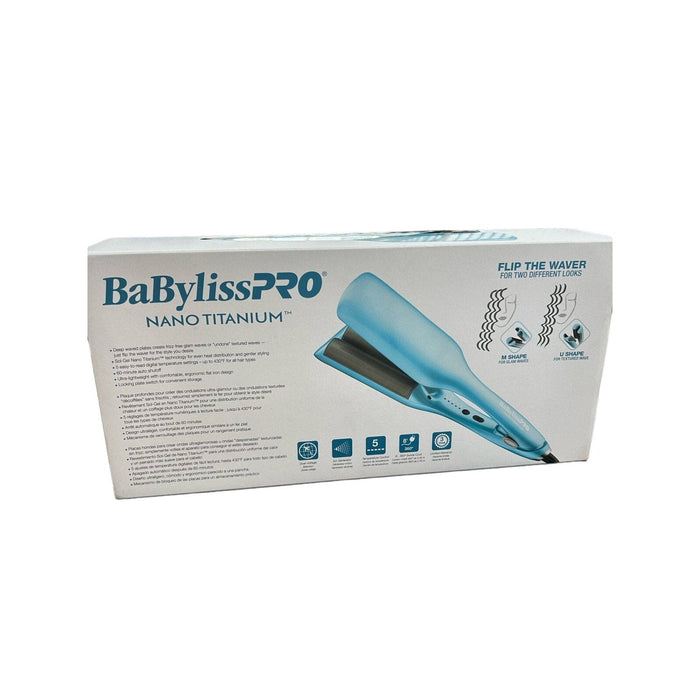 BaByliss BaBylissPRO Nano Titanium Ionic Deep Waver - Frizz-Free Glam Waves