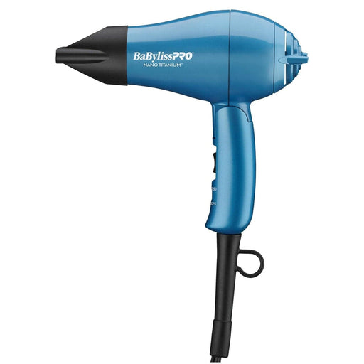 Babyliss BaBylissPRO Nano Titanium Travel Dryer, Blue Hair Dryer