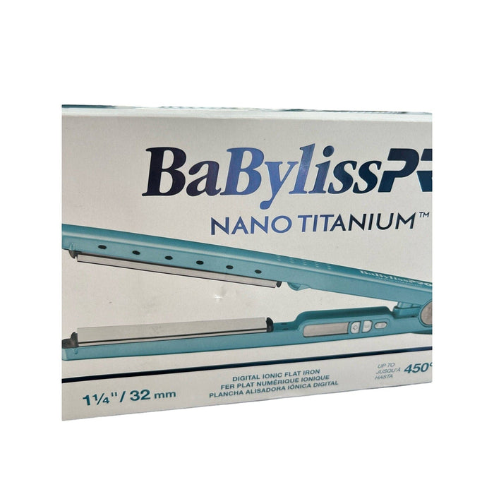 BaByliss Beauty BaBylissPRO 1 1/4" Nano Titanium Ionic Flat Iron Professional Hair Straightener