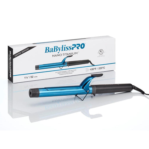 BaByliss Beauty BaBylissPRO 1 1/4 Nano Titanium Professional Curling Iron with Extended Barrel