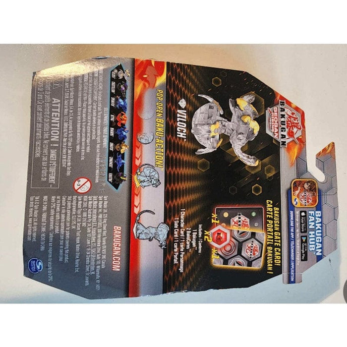 Bakugan Excellent (EX) Bakugan Geogan Rising Diamond Viloch Clear Chase Gate Card Collector Toy