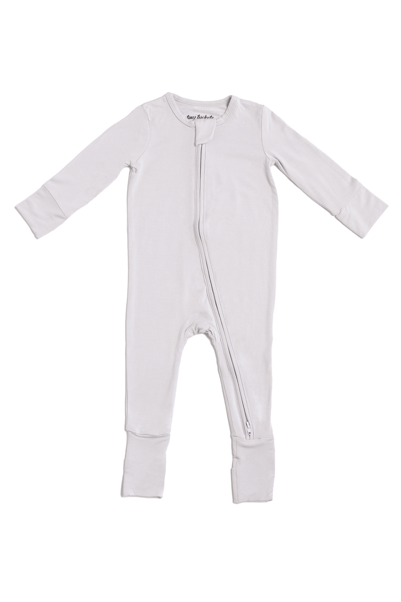 Bamboo Convertible Zip Footie – Infant & Toddler Pajamas with Fold - Over Feet - Triniskies