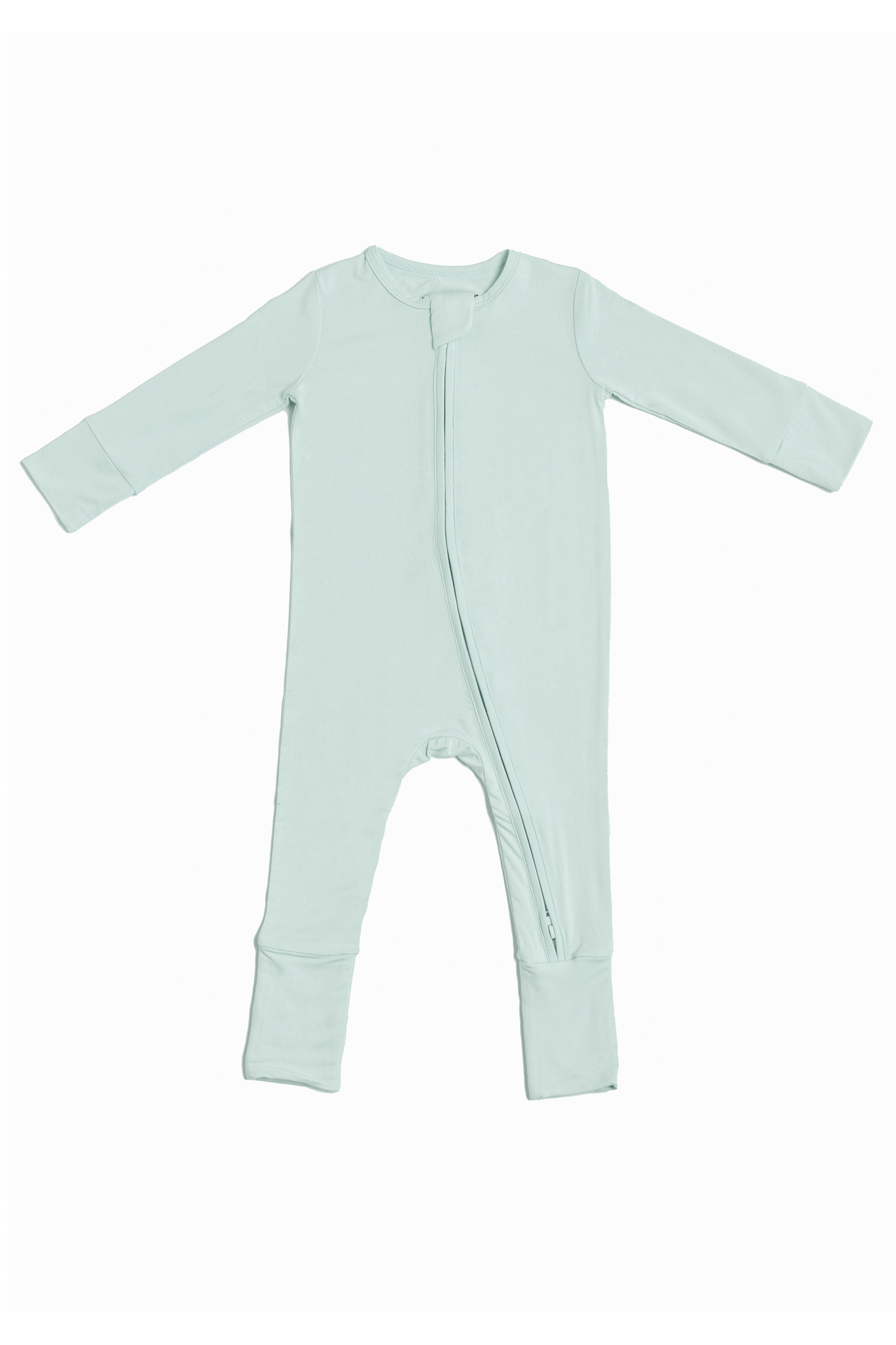 Bamboo Convertible Zip Footie – Infant & Toddler Pajamas with Fold - Over Feet - Triniskies