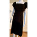 Banana Republic Black / 6 Banana Republic Off-The-Shoulder Ruffle Dress Size 6 MSRP $120 WD12