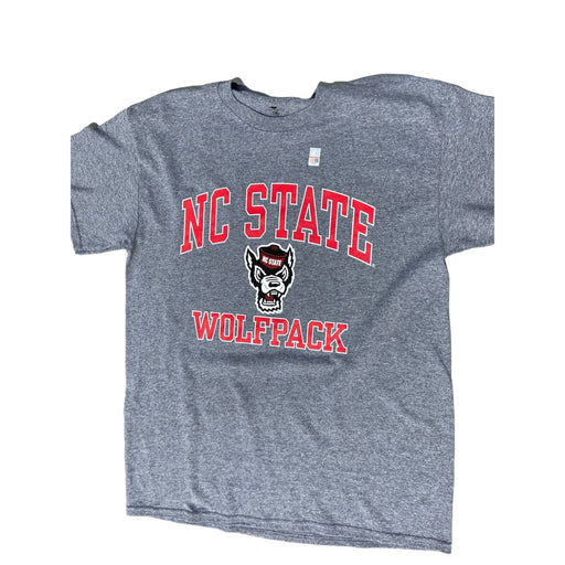 Barnesmith Medium / Gray Barnesmith NC State Wolfpack Vintage Wolf's Head T-Shirt Sz M * men965