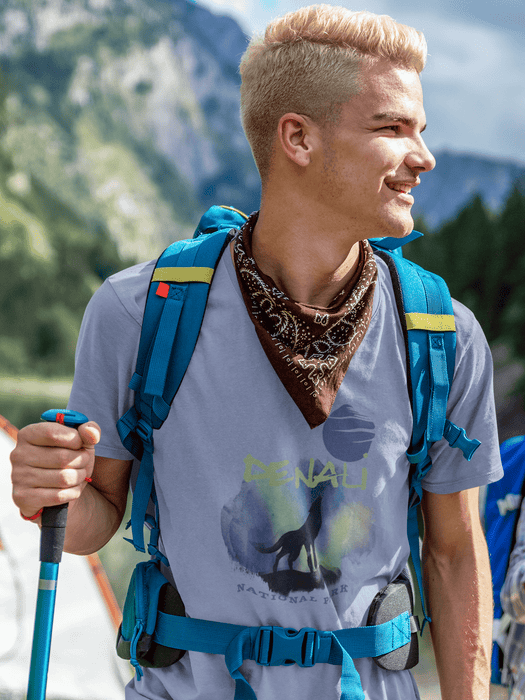 Denali Wolf T-Shirt  Wildlife-Inspired Outdoor Adventure Tee