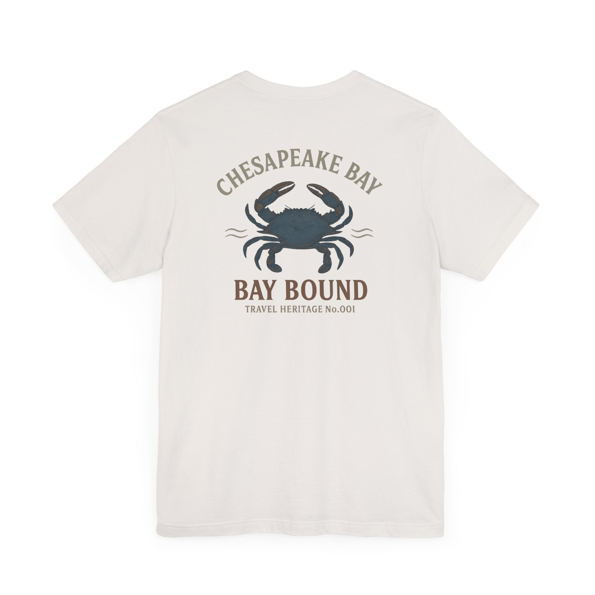 Bay Bound Crab Tee Chesapeake Bay Shirt Blue Crab Graphic T-Shirt Trini Skies - Triniskies