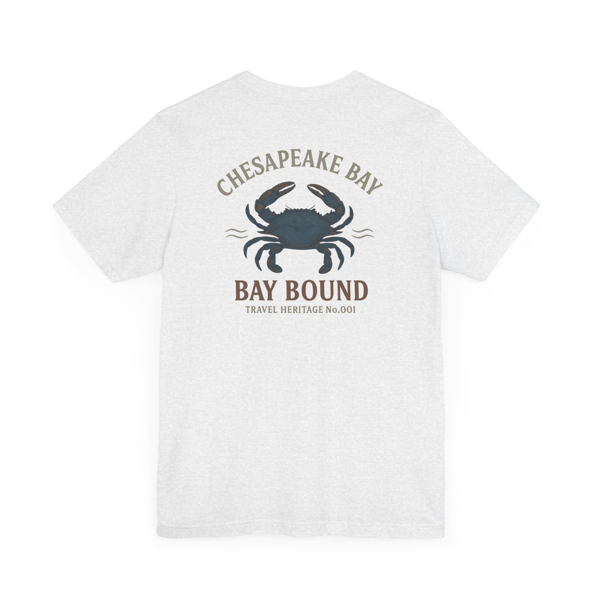 Bay Bound Crab Tee Chesapeake Bay Shirt Blue Crab Graphic T-Shirt Trini Skies - Triniskies