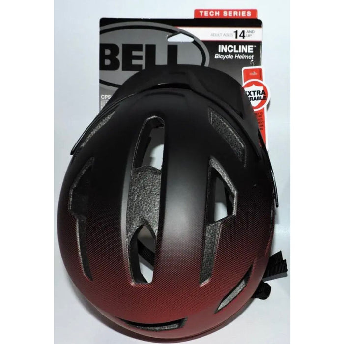 Bell Incline All Mountain Adult Bicycle Helmet Black/Red Tech Series *