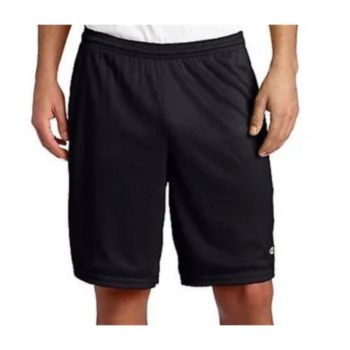 Champion Mesh Basketball Shorts Men's size XL Black 8" inseam Athletic * MS34