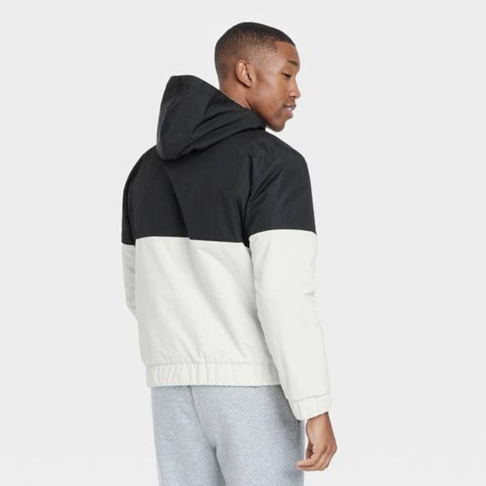 Men's Windbreaker hoodie sweatshirt Jacket - All in Motion XXL