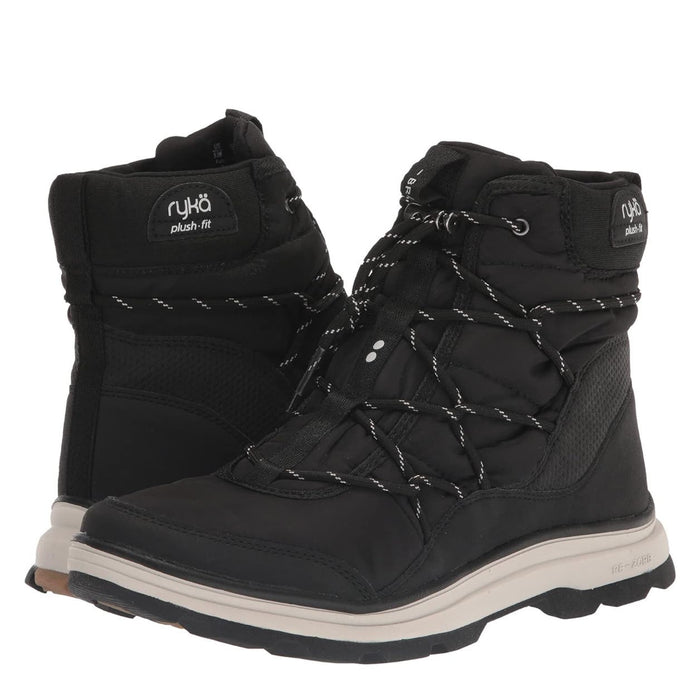 Ryka Women's Brae Boot Sz 9.5 Water-Repellent, Insulated, Slip-On Comfort Shoes