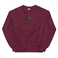Maroon Forest Embroidered Pennsylvania Sweatshirt by Trini Skies