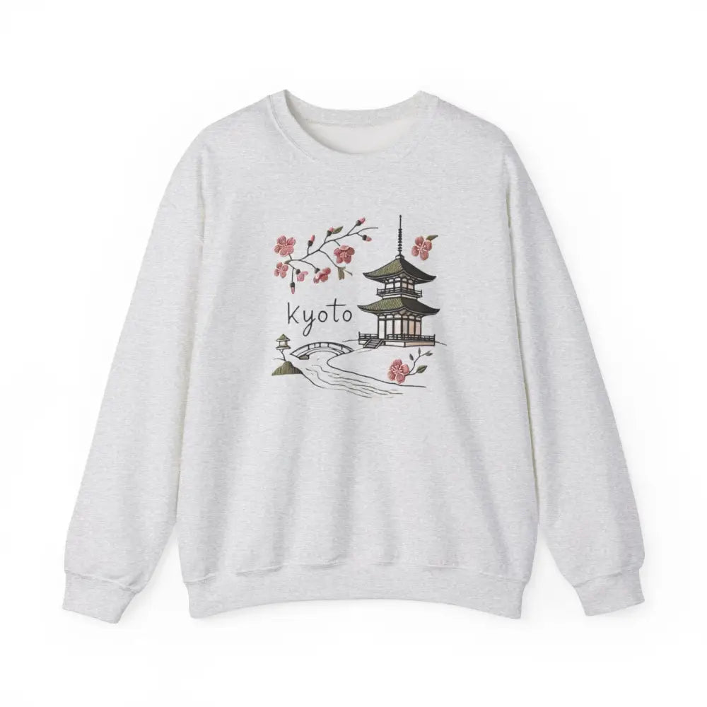 Sand Beautiful Kyoto pagoda graphic crewneck – Japanese travel sweatshirt unisex
