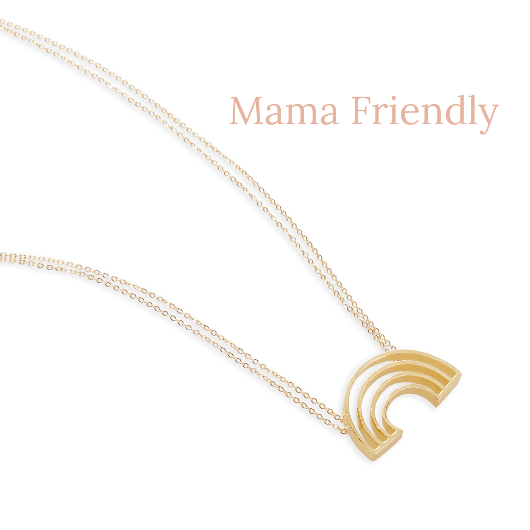 Beautiful Rainbow Acceptance Necklace - Pauline by Laura Elizabeth Pride Jewelry - Triniskies