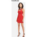 Bebe Bebe Bandage Mini Cutout Dress - Red - Size Small* Confidence-Boosting WD44