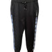 Bebe Medium / Black BEBE Women's Black Sequin Striped Joggers - Chic Comfort In Size Medium wom825