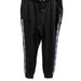 Bebe Medium / Black BEBE Women's Black Sequin Striped Joggers - Chic Comfort In Size Medium wom825