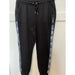 Bebe XL / Black BEBE Sequin Striped Joggers, Women's Size XL * wom170