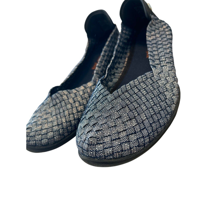 Bernie Mev Shoes Bernie Mev Women's Catwalk Slip-On Flats Blue Size 8.5 - 9 Casual Shoes