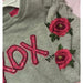 Betsey Johnson 24 Months / Gray- Black "Betsey Johnson Girl's XOX Sweater/Legging 2-Piece Set - 24 Months" K19 *