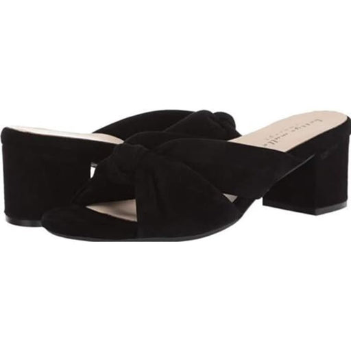 Bettye Muller Concepts 6.5 / Black / Suede Bettye Muller Women's Floyd Heeled Sandal, Black, 6.5 Medium US MSRP $159