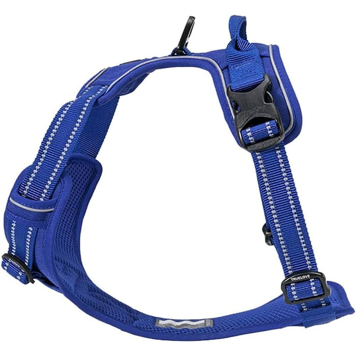 TRUE LOVE Adjustable Reflective No-Pull Harness - Small Dogs, Safety and Control