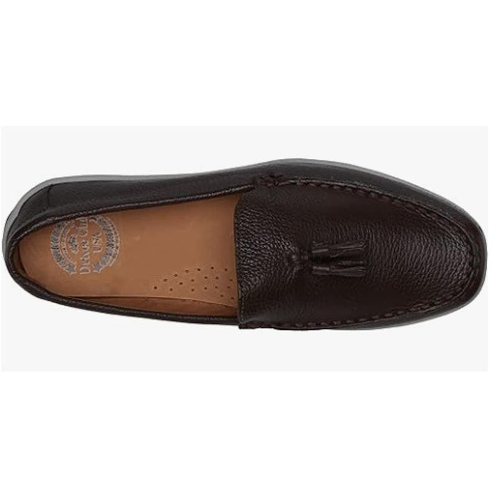 Driver Club  Unisex Leather Driving Loafer with Tassel , Size 4.5 M US  Brown