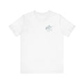 White short-sleeve Big Game Fishing Marlin graphic tee with marlin and mahi-mahi fish