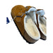 Birkenstock Slippers Birkenstock Boston Shearling Clogs Brown Suede Leather Casual wom SZ 11-11.5