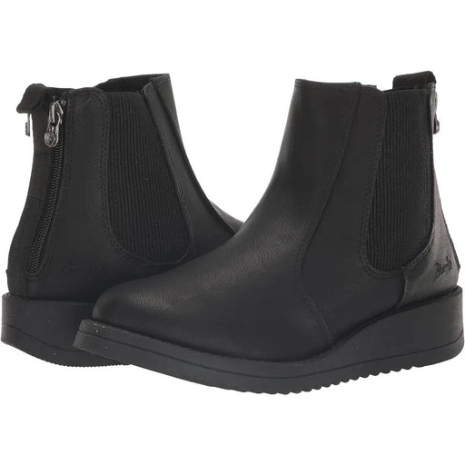 Blowfish Malibu Black / 8.5 Blowfish Malibu Calo Boots for Women: Dual Zipper, Round Toe, SZ 8.5 Shoes