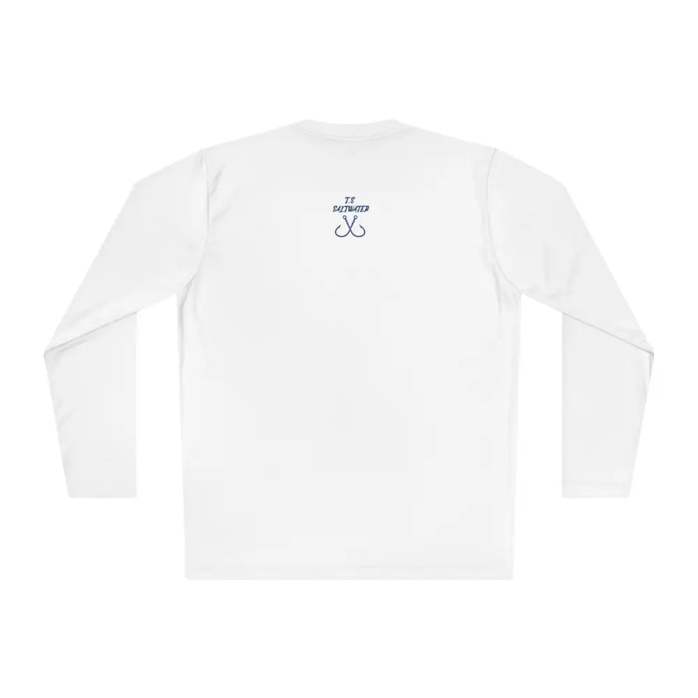 Bluefin Tuna Long Sleeve UV Protection Fishing T-Shirt with Crossed Hooks