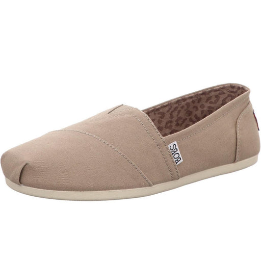 BOBS By Skechers 10 / Tan Skechers Women's BOBS Plush-Peace and Love Ballet Flat Sz 10 Slip On Shoes